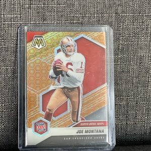 Joe Montana honeycomb collector card